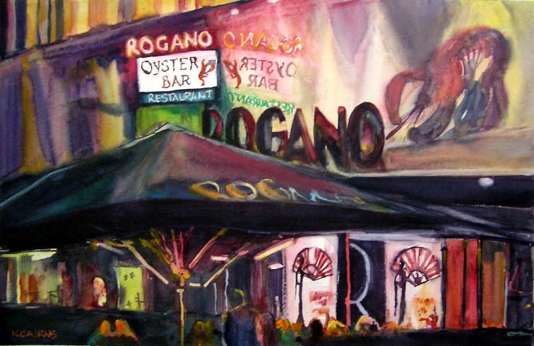 'An Aperitif, Rogano Glasgow' by artist Karen Cairns